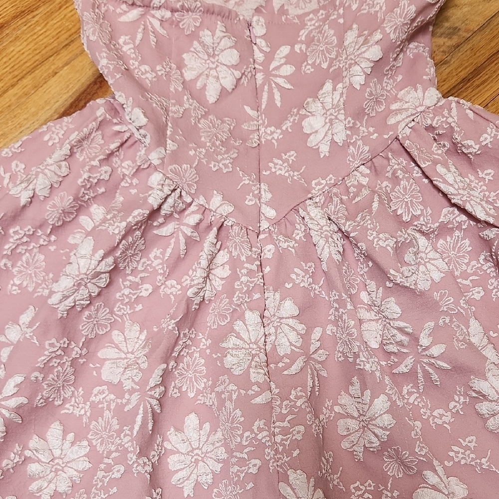 SHEIN Pink Floral Kids Dress - Picture 4 of 5